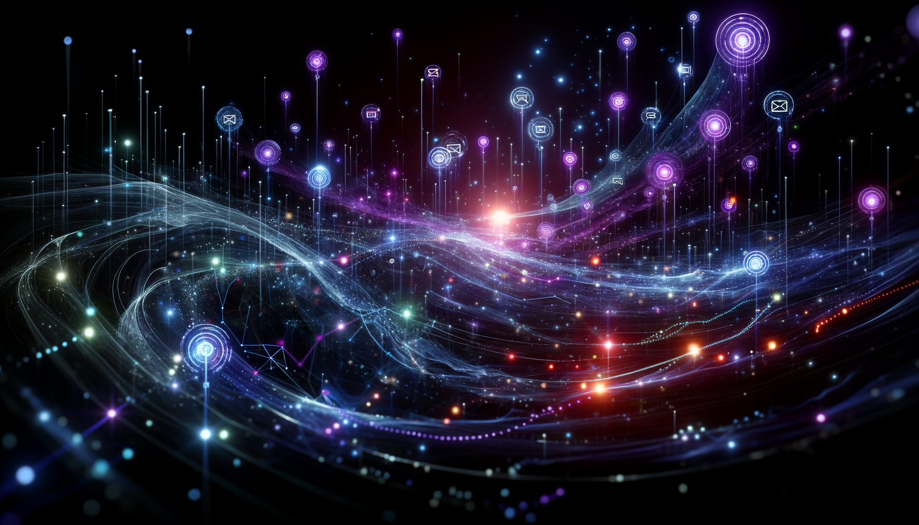 Communication flow visualization